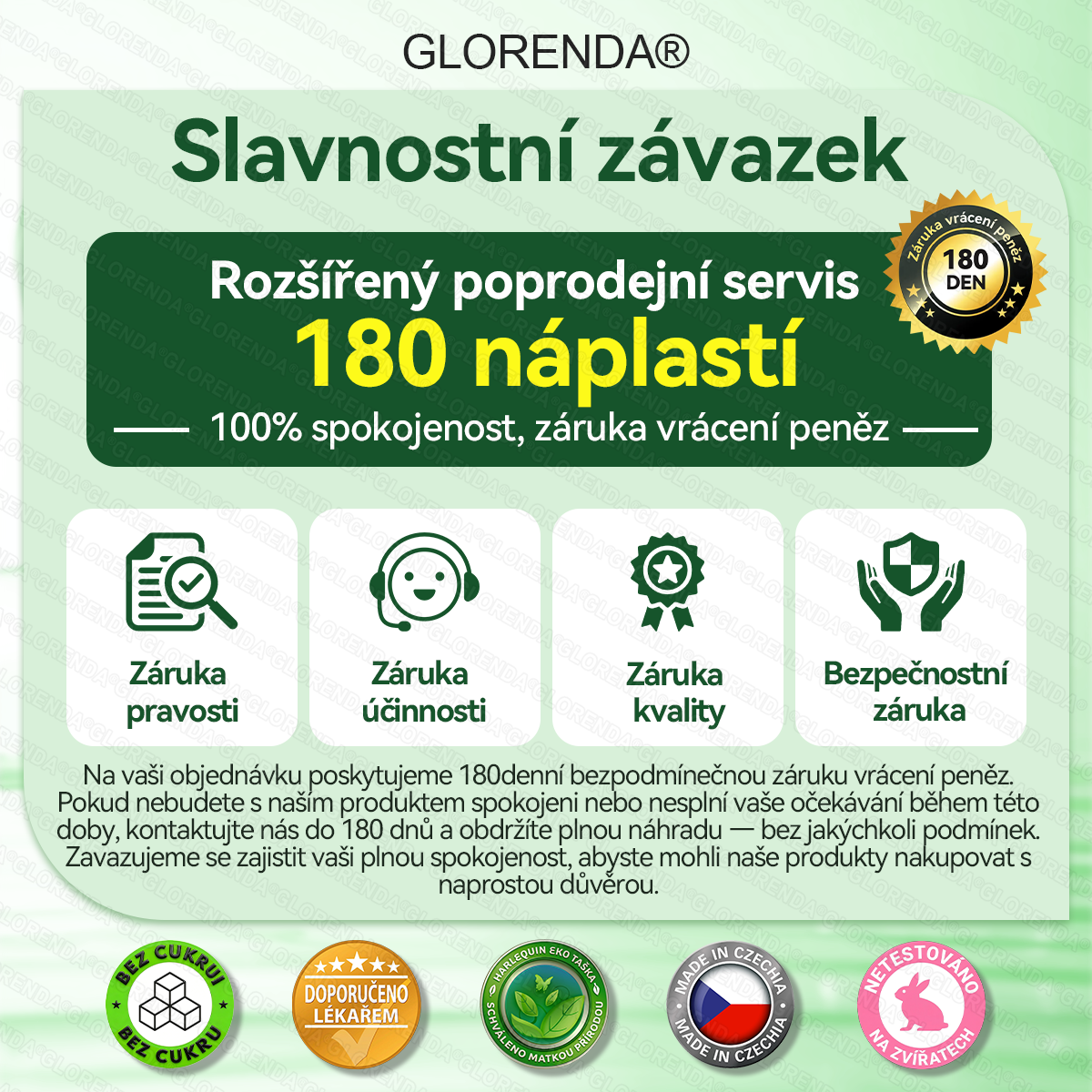 Oficiální obchod | 💖𝑮𝑳𝑶𝐑𝐄𝐍𝐃𝘼® Moringa · Berberin × NAD+ 10v1 Pokročilá nano náplast s mikrojehlami (pouze jednou denně, viditelné výsledky již za 7 dní) 💖Pro osoby s obezitou, ochablou pokožkou, cukrovkou a problémy s klouby